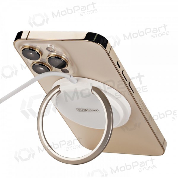 Lader draadloze DUZZONA W1 MagSafe 15W (wit)