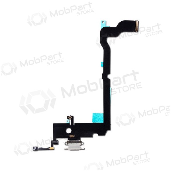 Apple iPhone XS Max Oplaadpoort en Microfoon Flexkabel (Zilver)