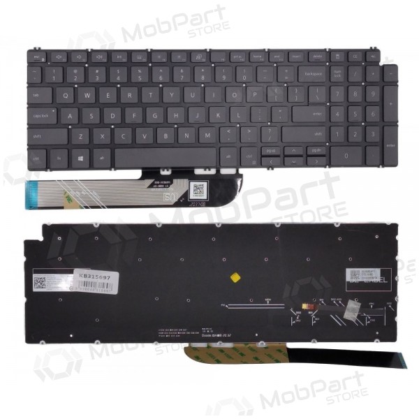 Toetsenbord DELL Inspiron 5584, 5590, 5593, 5594, 5598 met achtergrondverlichting