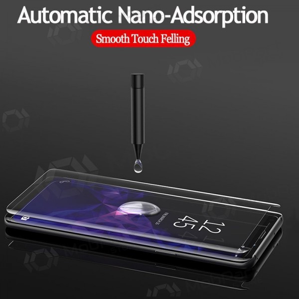 LCD apsauginis stikliukas Nano Optics 5D UV Glue Samsung S928 S24 Ultra lenktas clear