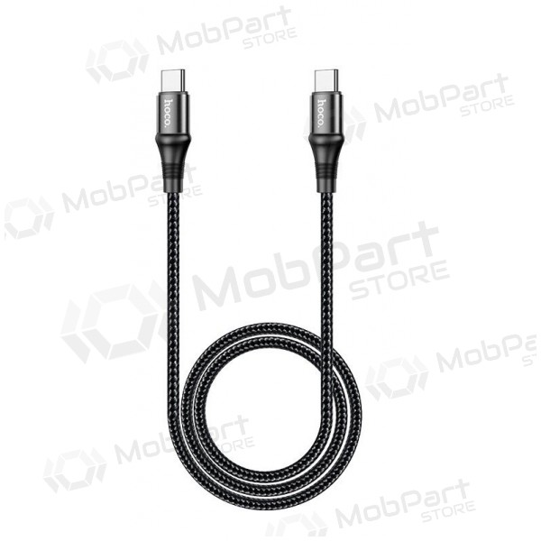 USB-kabel Hoco X50 Exquisito Type-C - Type-C 100W 1.0m (zwart)
