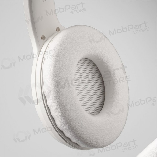 Draadloze hoofdtelefoon met microfoon Dudao X22Pro Bluetooth USB-C wit
