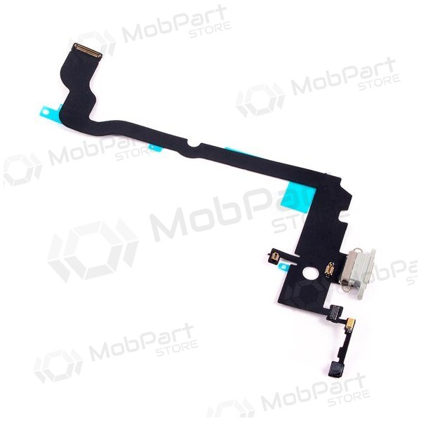 Apple iPhone XS Max Oplaadpoort en Microfoon Flexkabel (Zilver)