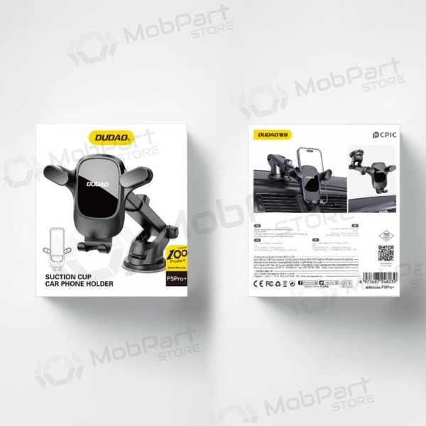 Dudao F5PRO+ autotelefoonhouder voor dashboard en glas