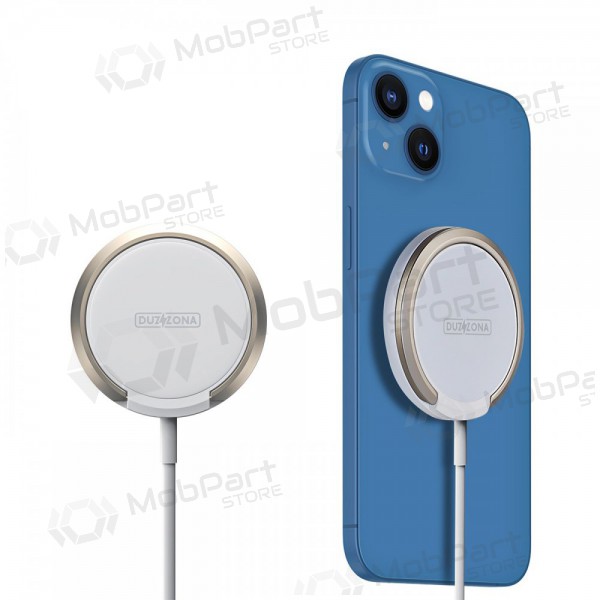 Lader draadloze DUZZONA W1 MagSafe 15W (wit)