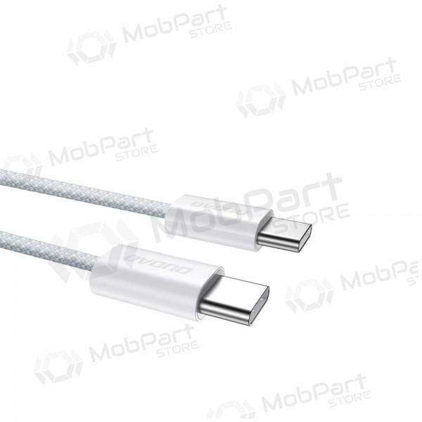 USB-C kabel Dudao L6C USB-C naar USB-C 1 m 60 W wit