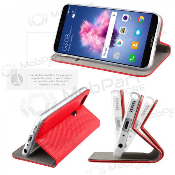 Apple iPhone 12 / 12 Pro hoesje - Smart Magnet (rood)