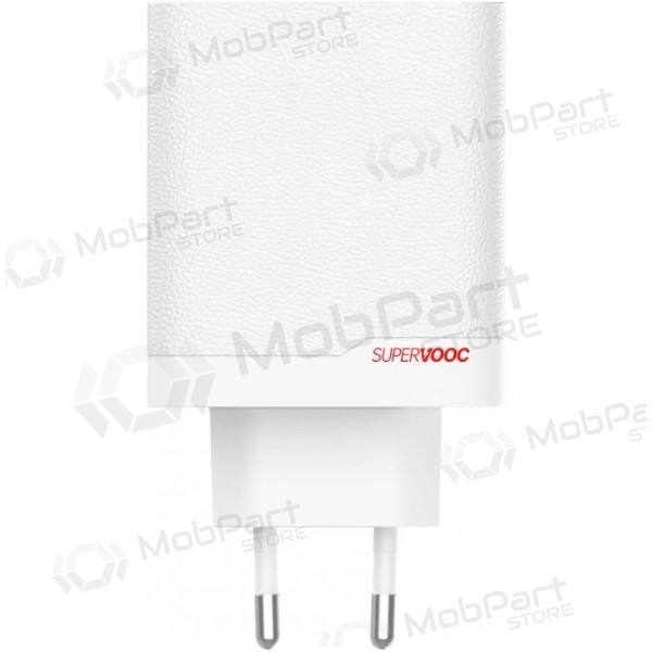 Telefoonoplader OnePlus SuperVOOC 120 W USB-C + USB-A GaN PD QC PPS wit
