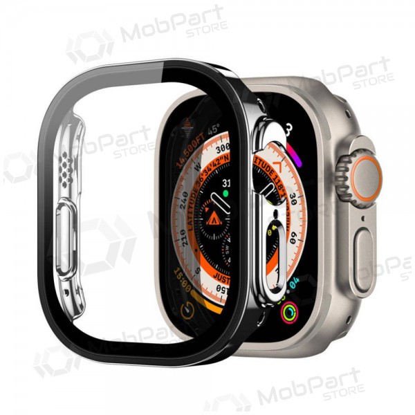 Apple Watch Ultra 49mm LCD beschermglas / hoesje - Dux Ducis Hamo (zwart)
