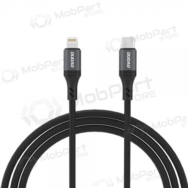 Lightning-kabel Dudao L3CL USB-C naar Lightning 1.2 m 30 W zwart
