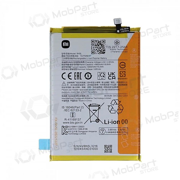 Xiaomi Redmi 12C batterij, accu (origineel)