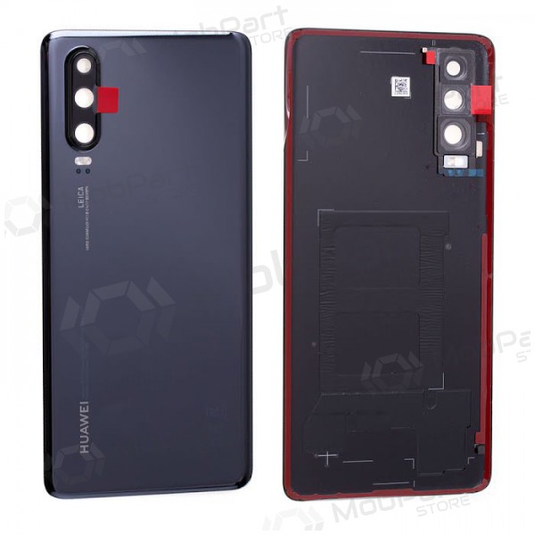Huawei P30 achterkant (zwart) (gebruikt grade C, origineel)