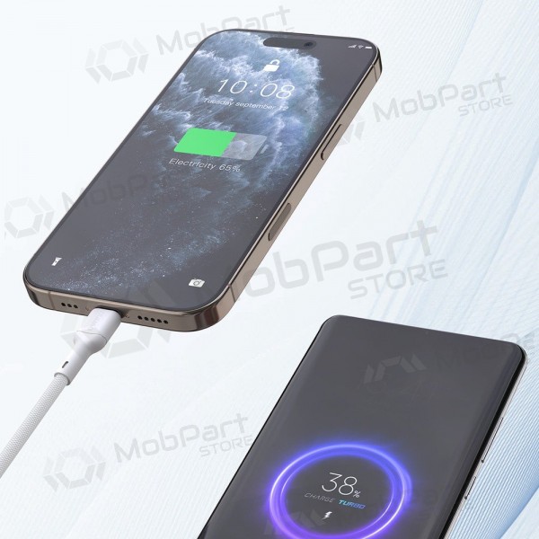 USB-C kabel Dudao L9CMax USB-C naar USB-C 2 m 240 W zwart