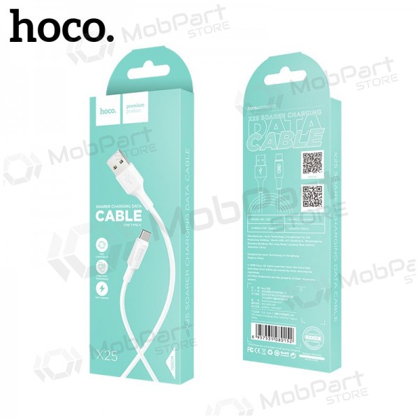 HOCO X25 USB-C kabel 1.0m wit