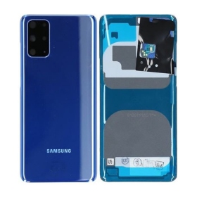 Samsung G985 / G986 Galaxy S20 Plus achterkant batterijdeksel (Aura Blauw) (gebruikt klasse B, origineel)