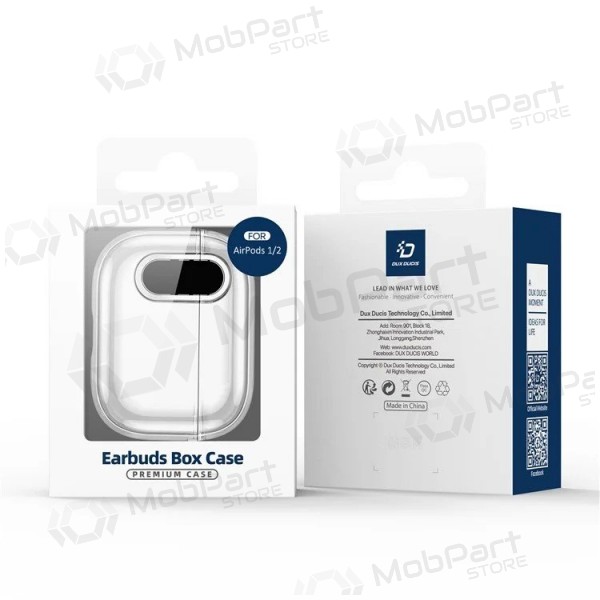 Hoesje Dux Ducis PECL Apple AirPods 1/2 grijs