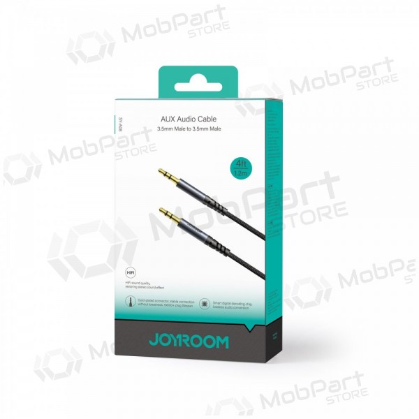 Audio kabel Joyroom SY-A08 3,5mm to 3,5mm 1.2m zwart