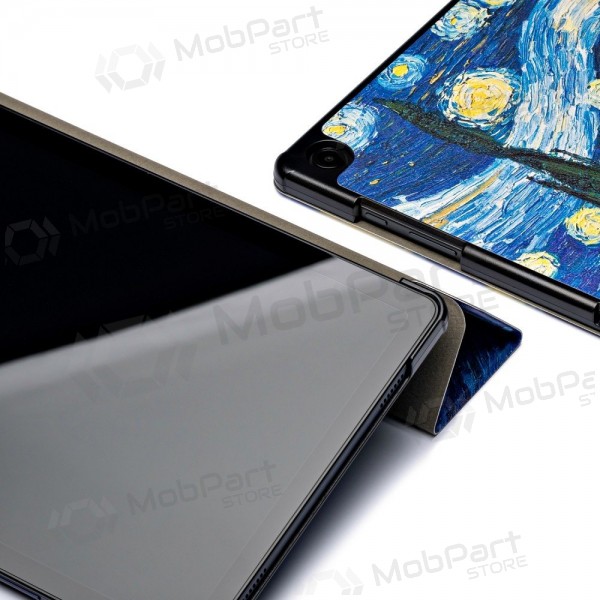 Samsung Galaxy Tab A9+, Tab A11+ hoesje - Smart Leather (starry night)