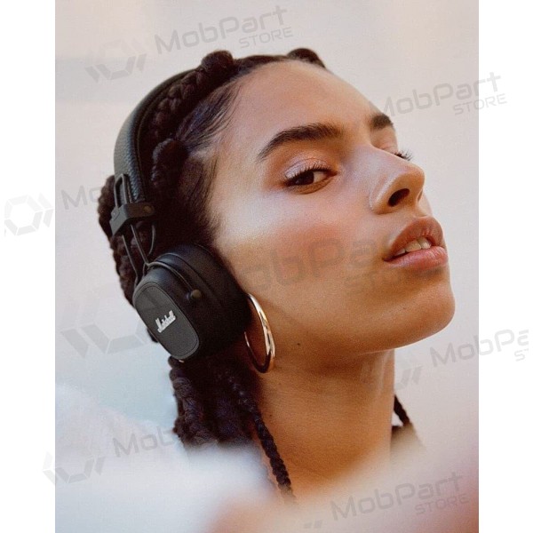Draadloze hoofdtelefoon met microfoon Marshall Major IV Bluetooth zwart