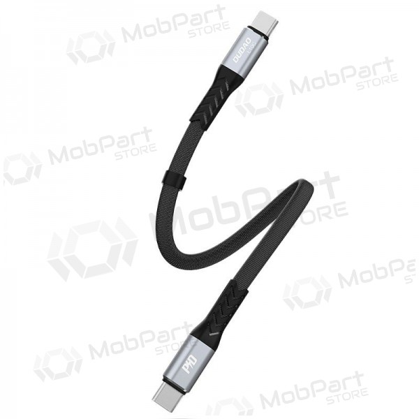 USB-C kabel Dudao L10C USB-C naar USB-C 0.23 m 100 W zwart
