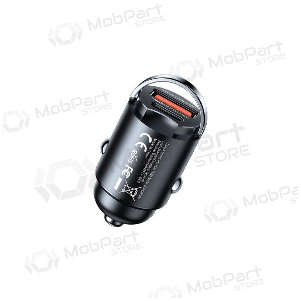 Autolader Remax RCC359 30 W USB-C + USB-A zwart