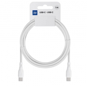 USB-C kabel Blue Star PJ73-13-3 USB-C naar USB-C 1 m 60 W wit