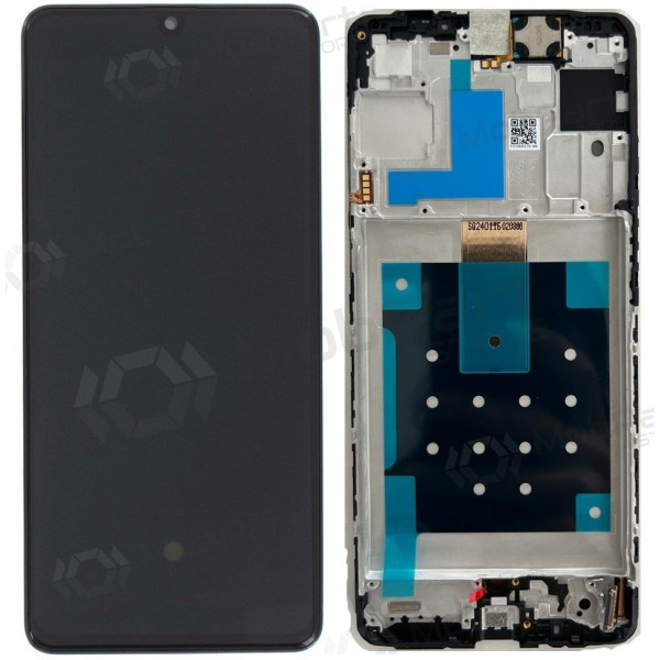 Samsung Galaxy M55 scherm (zwart) (met frame) (OLED)