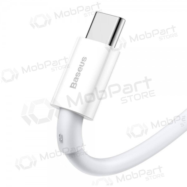 USB-kabel Baseus Superior USB-C 66W 1.0m (wit) CATYS-02