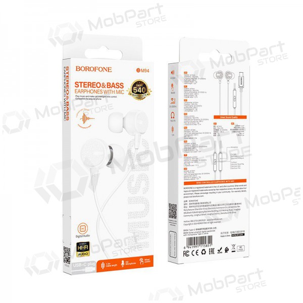Oordopjes Borofone BM94 USB-C
