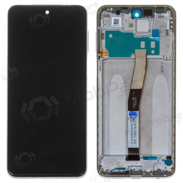 Xiaomi Redmi Note 9S scherm (wit) (met frame) (origineel)