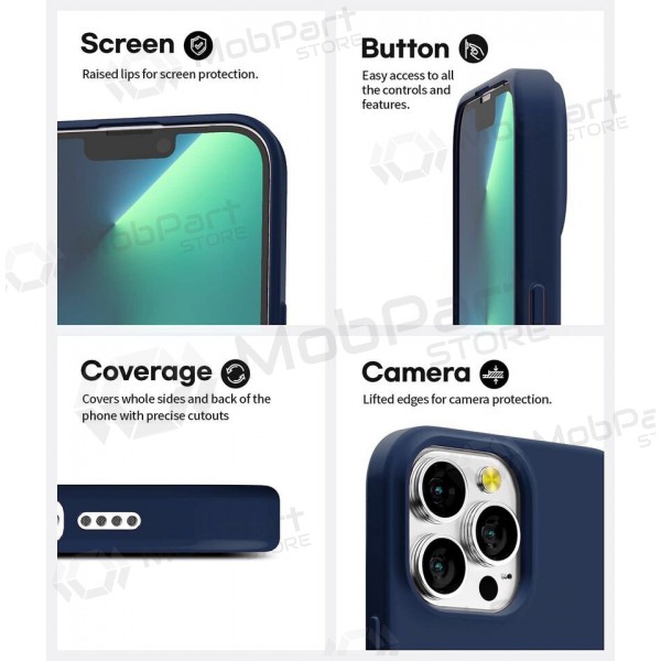 Apple iPhone 15 Pro Max hoesje Mercury Soft Feeling (donkerblauw)