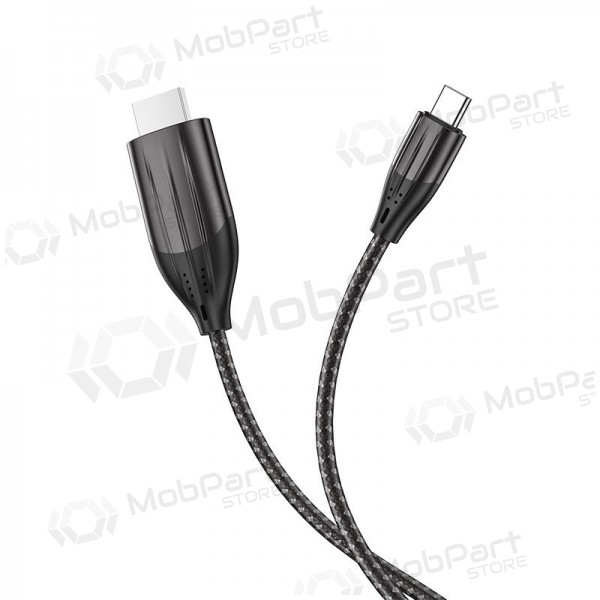Kabel Hoco UA16 Type-C to HDMI 2.0m grijs
