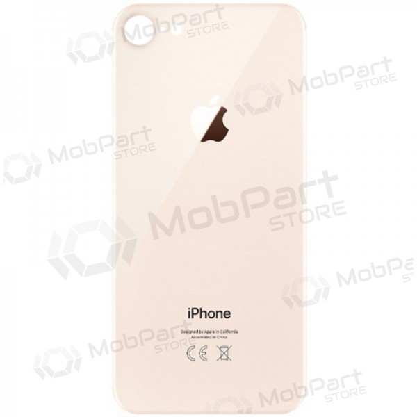 Apple iPhone 8 achterkant glas (goud) (groter gat voor camera)