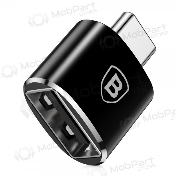Adapter Baseus USB-A to Type-C OTG zwart CATOTG-01