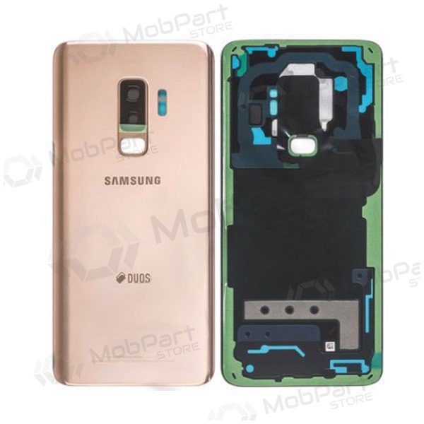 Samsung G965F Galaxy S9 Plus achterkant gouden (Sunrise Gold) (gebruikt grade A, origineel)