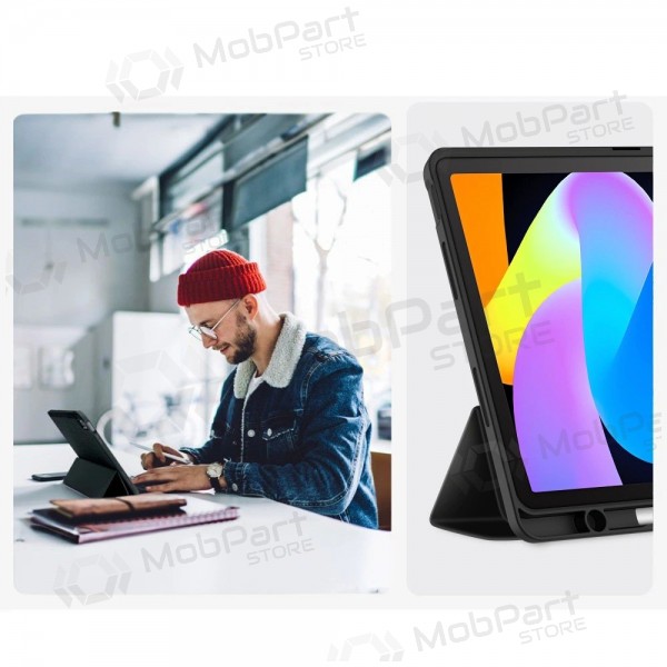 Lenovo IdeaTab 12.1 hoesje - Tech-Protect SmartCase Pen Holder (zwart)