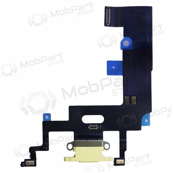 Apple iPhone XR laadpoort en microfoon flexkabel (geel)