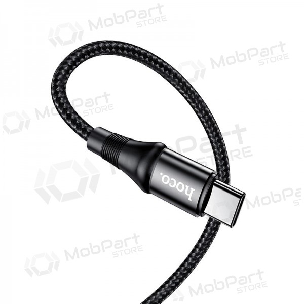 USB-kabel Hoco X50 Exquisito Type-C - Type-C 100W 1.0m (zwart)