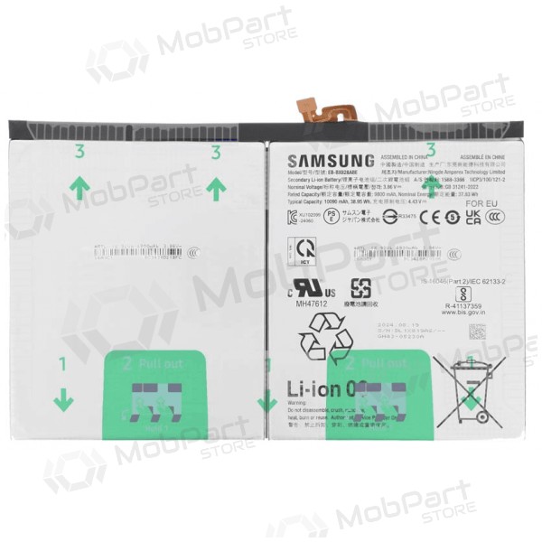 Samsung Galaxy Tab S10 FE+, Tab S10+ batterij, accu (origineel)