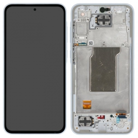 Samsung Galaxy A35 scherm (Awesome Iceblue) (met frame) (refurbished)