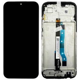 Xiaomi Redmi 15C 5G scherm (zwart) (met frame) (origineel)