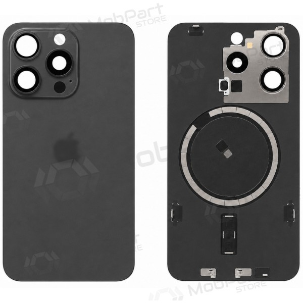 Apple iPhone 15 Pro achterkant (zwart) (Premium)
