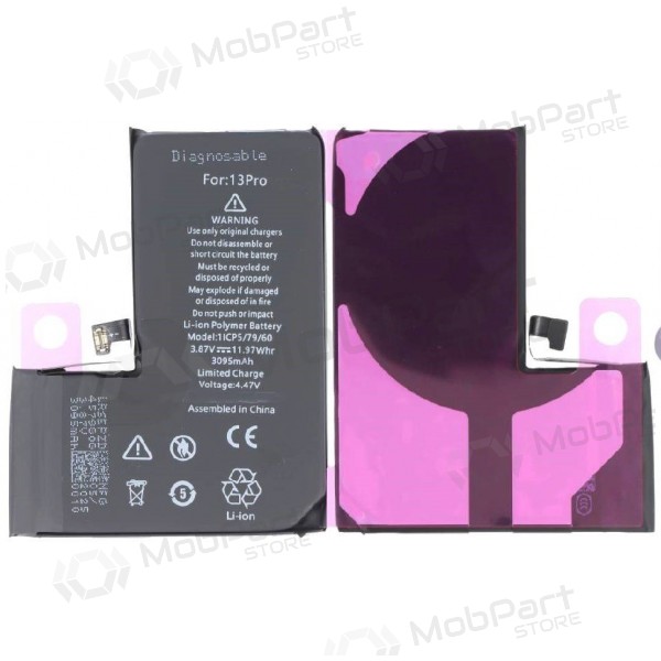 Apple iPhone 13 Pro batterij, accu - Self-Diagnosable - Premium