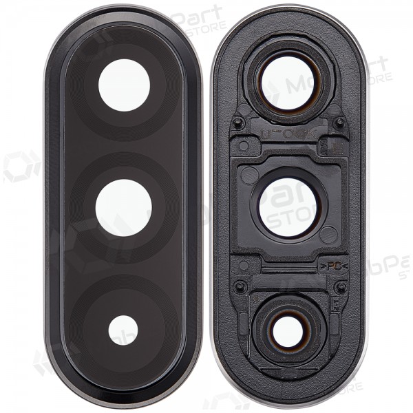 Cameraglas met frame voor Samsung Galaxy A36 5G (zwart)