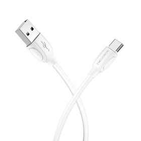 USB kabel Borofone BX19 USB-A to USB-C 1.0m wit