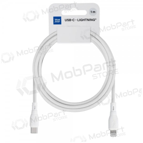 Lightning kabel Blue Star PJ72-18-3 USB-C naar Lightning 1 m wit