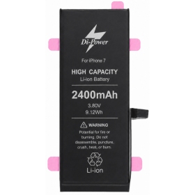 Apple iPhone 7 batterij, accu Di-Power 2400 mAh (verhoogde capaciteit)