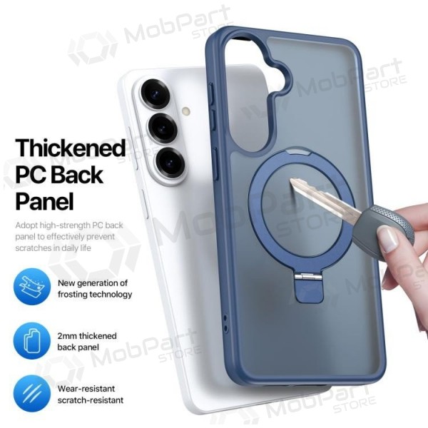 Samsung Galaxy S26 Ultra hoesje - Dux Ducis Yind Magnetic Stand (donkerblauw)
