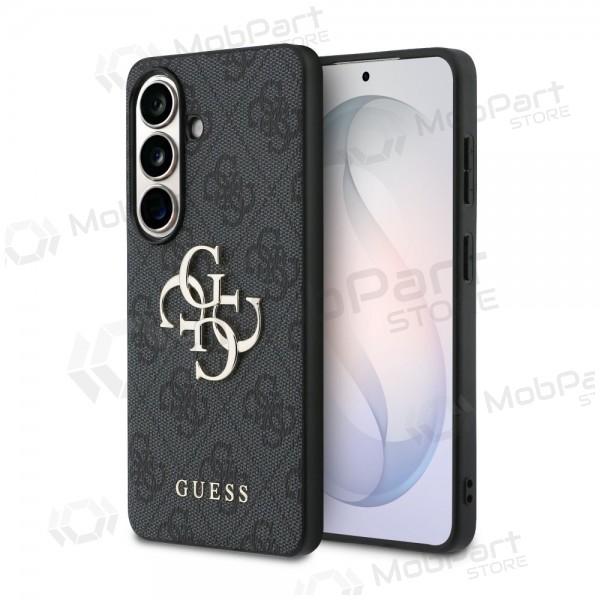 Samsung Galaxy S26 hoesje - Guess PU 4G Metal Logo (grijs)