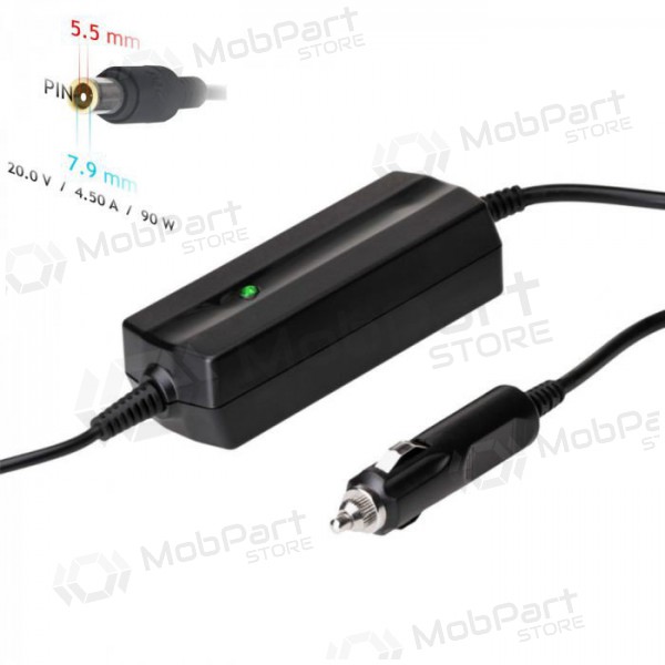 Autolader voor laptop Akyga AK-ND-39 (20V / 4.5A 90W 7.9 x 5.5mm + pin) LENOVO 1.2m
